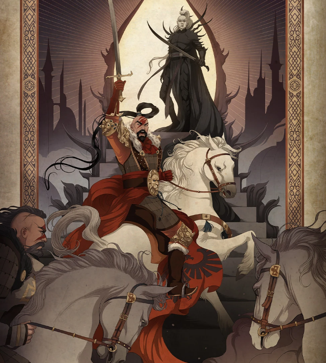 Primarch Jaghatai Khan scene